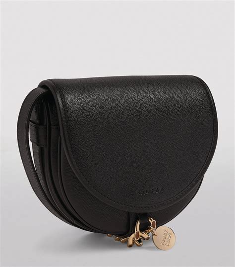 See By Chloé Small Mara Saddle Leather Crossbody Bag